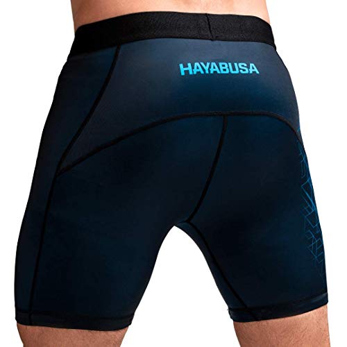 Hayabusa Geo Vale Tudo Shorts Men - color: Blue, size: Small