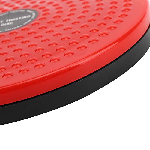 Twisting Waist Disc, Bodytwister Ankle Body Aerobic Exercise Foot Exercise Fitness Magnet Balance Rotating Board - color: Red