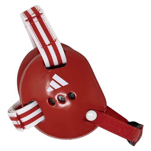 adidas Youth Response Jr. Wrestling Ear Guard - color: Red/White