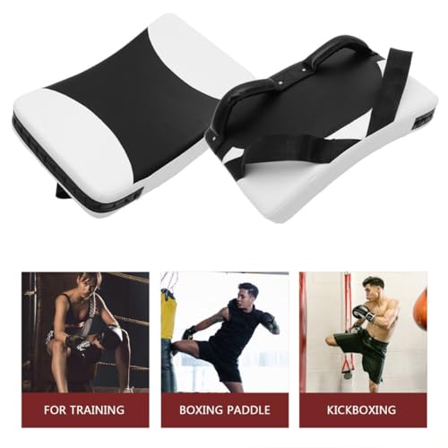 Taekwondo Side Kick Training Pad for Beginners, Black Synthetic Leather