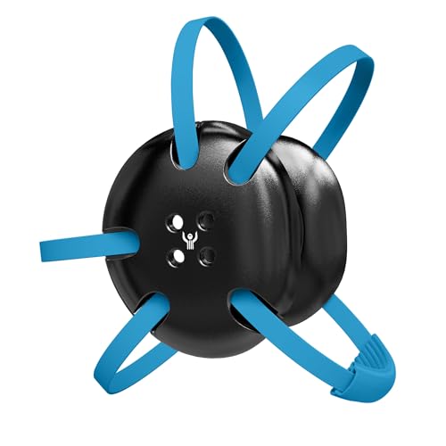 Great Call Athletics Classic Wrestling Headgear, Powder Blue Straps - style: Black w/ Powder Blue Straps