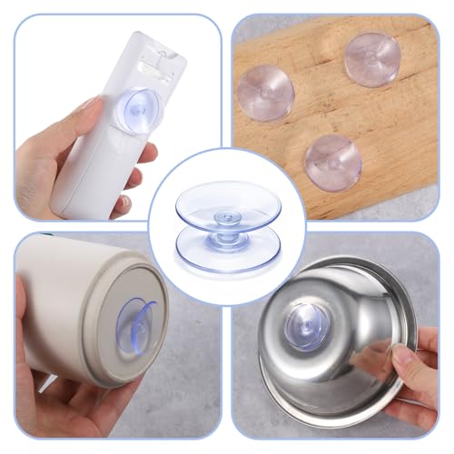 3 Sizes Suction Cups, 12 Pcs Double Sided Suction Cups for Glass Table Mirrors Furniture (30+35+40mm)