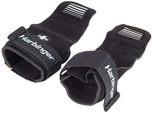Harbinger Lifting Grips, Black - size: Small-Medium