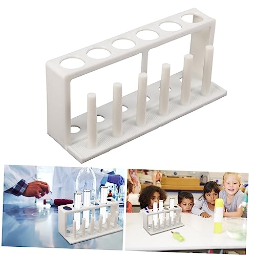 Plastic Test Tube Holder Rack Laboratory Organizer for Water Quality Testing Design for Stability for School Science Experiments