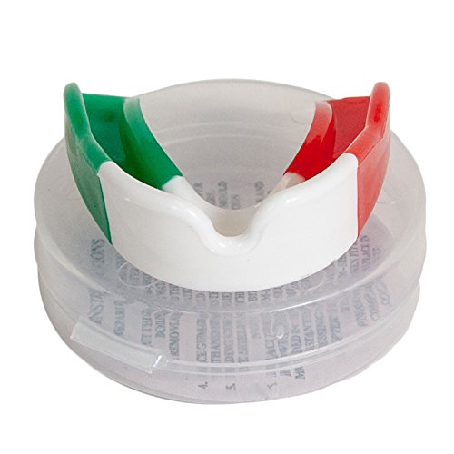 KO Sports Gear Wrestling Mouth Guard, Mexico Style, Boil-and-Bite Custom Fit Mouthpiece for Teeth Protection, Football, Boxing, Wrestling, Basketball, BJJ, MMA, Teens & Adults - color: Mexico