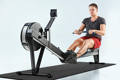 Powr Labs Rowing Machine Mat for Hydrow, Concept 2, Peloton Rower,Treadmill