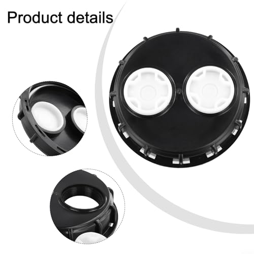 IBC Water Tank Cap 163 Mm Vented Lid For Water Tank With Dual Vent Holes For Rain Barrels And Outdoor Water Storage For Garden Tank Replacement