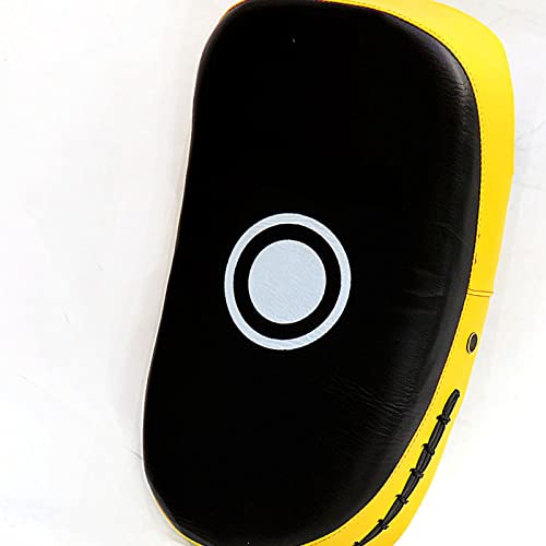 Rengue Boxing Strike Pad, Boxing Pads Kick Punch Training, Multifunction Protective Target for Muay Thai and Kickboxing Enthusiasts Strike Pad, High Density Sponge for Nan - color: Yellow Stripe