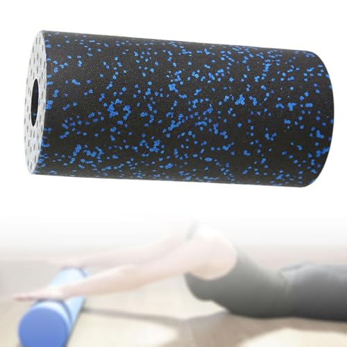 Yiju Hollow Foam Roller 12 Inch for Post Workout Stretching and Massage, Blue - color: Blue