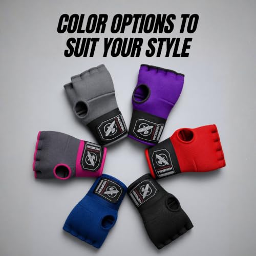 Hayabusa Quick Gel Hand Wrap Boxing Gloves - color: Grey, size: Medium