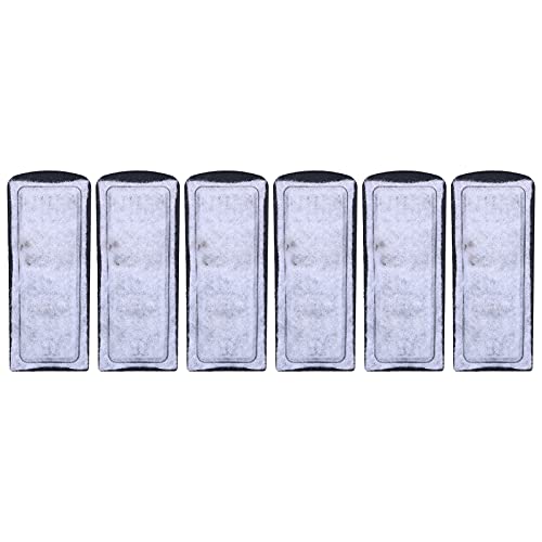 Aquarium Filter Cartridges 6 Pack, Replacement Filter Media for Fish, Compatible with, Power Filters, Activated Carbon Filter Pad for Water