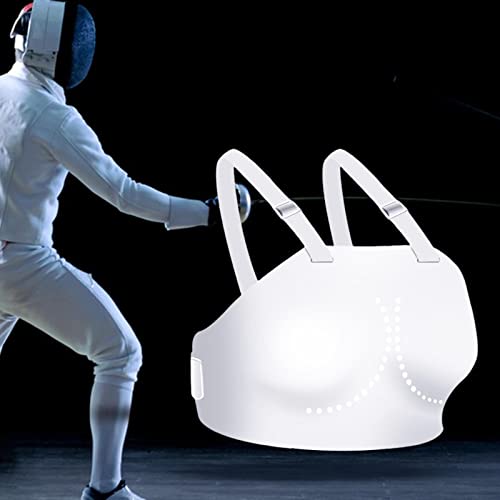 Colaxi Breast Protector Adults Kids Fencing Guard for Rugby Football Boxing Muay Thai - size: Women M 90-94cm
