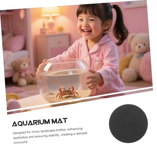 BESPORTBLE Aquarium Cushion Pad Shockproof Non-Slip Fish Tank Mat for Leveling and Stabilizing Aquariums Easy Reptile Terrariums and Home Use