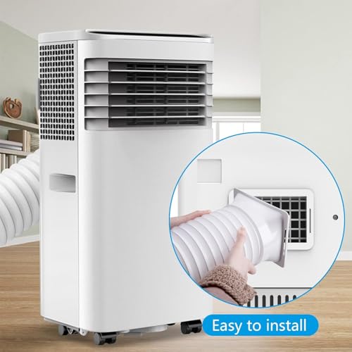 5.9 Inch Portable Air Conditioner Exhaust Hose Coupler, Mobile AC Unit Tube Connector, AC Hose Extension Connector Air Conditioning Accessories for AC Exhaust Hose Coupler Extension (Square)