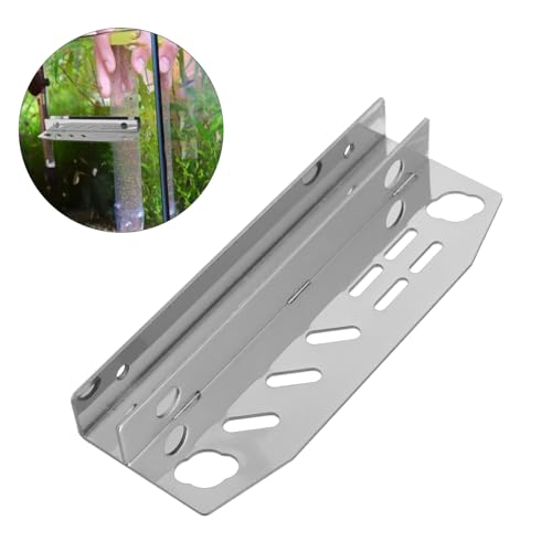 Abaodam Aquarium Tool Display Rack for Fish Tank Maintenance Stainless Steel Tweezers Scissors for Organized Aquatic Plant Care and Cleaning Efficient Storage for Fish Tank Supplies
