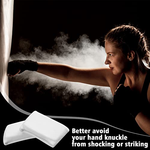 Sunnyray 4 Pairs Knuckle Guards for Boxing Gel Under Wraps - color: Black White