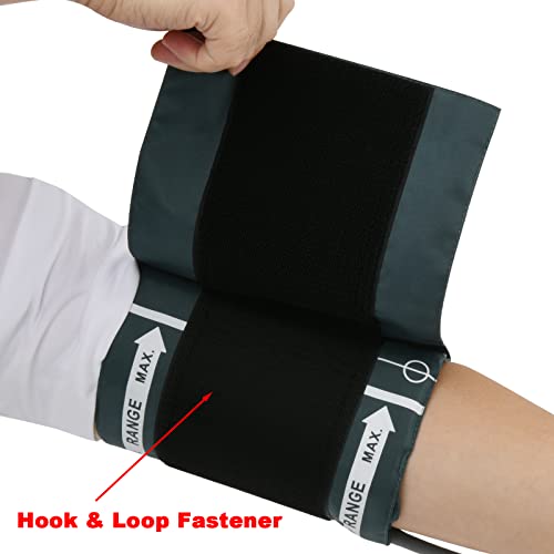 Cosmos Blood Pressure Monitor Replacement Cuff with Metal Air Hose Connector for Blood Pressure Monitor and Machine for 33-47 cm Upper Arm Circumference (Large Adult Size) - style: Large Adult size