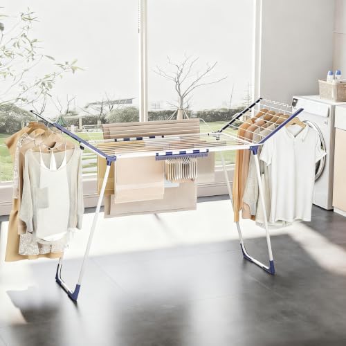 APEXCHASER Clothes Drying Rack, Drying Rack Large Space with 4 Wings - style: 4 Wings