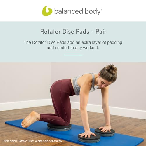 Rotator Disc Pad for Precision Rotator Discs, Balanced Body, 12 in, Pair - size: Pair, 9 inch