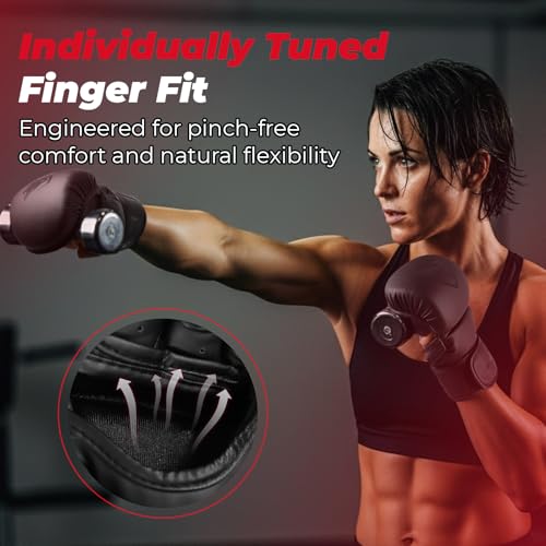 LIBERLUPUS MMA Gloves for Men – Punching Bag Gloves for Men, Open Palm Training Gloves for MMA Sparring, Kickboxing, Muay Thai, Youth Self-Defense, Durable Synthetic Leather with Wrist Support - size: Small-Medium