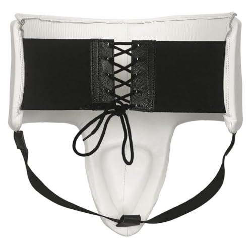 Casanova Boxing® Groin Kidney Foul Protector Cup Gaurd - Boxing, Martial Arts, MMA, Kickboxing, Muay Thai, Sparring - White - size: Youth