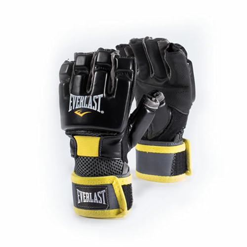 Everlast 1200030 Kickboxing Gloves Black/Yellow L/XL