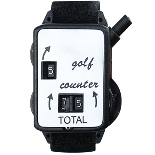 Golfs Strokes Counter Watch Manual Dials Indicators Wristband Strokes Training Accessory Enduring Score