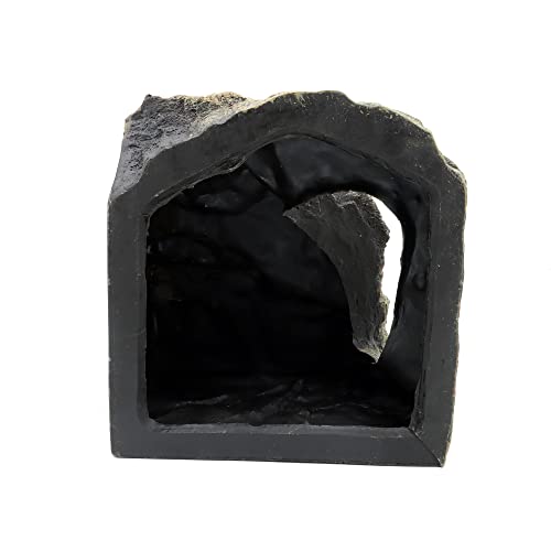 Large Resin Reptile Tank Accessories Hideouts Cave Habitat Decor for Leopard Gecko Lizards Turtle
