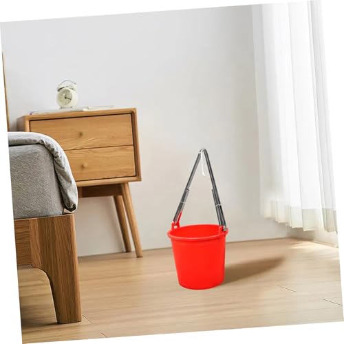 Happyyami Heavy Duty Stainless Steel Bucket Holder Clip Versatile Mower Bucket and Horse Supply Tool Easy to Install Anti-Scald Bowl Clip for Handled