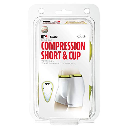 Franklin Sports Compression Baseball Sliding Shorts - style: Youth Large/XL