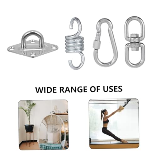 Swing Hanger for Hammock Chair Set, Heavy Duty 500lb Stainless Steel