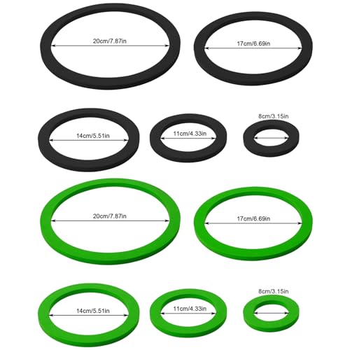 Aquarium Floating Plant 5/10Pcs Floating Plant Holder Fish Feeding Rings for Fishtanks 80-200mm Pet Supplies