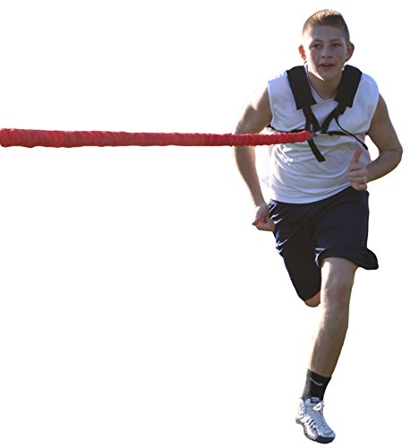 SPEEDSTER Padded Dual-Use Harness with 10ft Towline. Made in The USA for Speed, Agility and Jump Training.