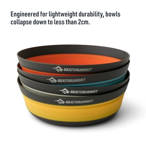 Sea to Summit Frontier Ultralight Collapsible Bowl, Large (30 fl oz), Puffins Bill Orange - color: Puffins Bill Orange, style: Large
