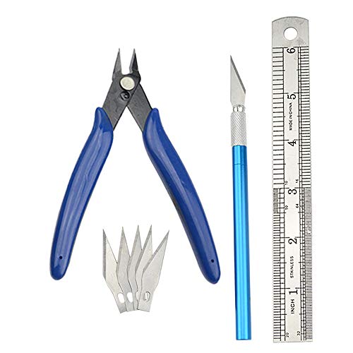 Professional 20 PCS Model Tools Craft Set - Hobby Building Tools Kit for Gundam Car Model Building Repairing and Fixing
