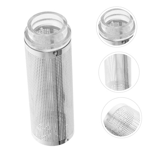 Stainless Steel Aquarium Guard Cover Large Fish Tank Intake Strainer Protector Easy to Clean Mesh Guard for Shrimp Tank Safe Rounded Edges Simple Installation for Aquariums and