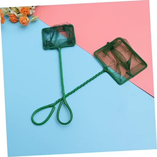 Toddmomy Fish Net Liquid Fishing Net Traps Goldfish Decor Article Automatic Water Pour Bait Fishnets Lid Skimmer - size: 46.4X19.5CM