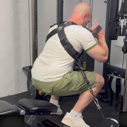 Squat Harness V4 2025 Version Professional Weight Support vest, Adjustable Heavy-Duty Straps