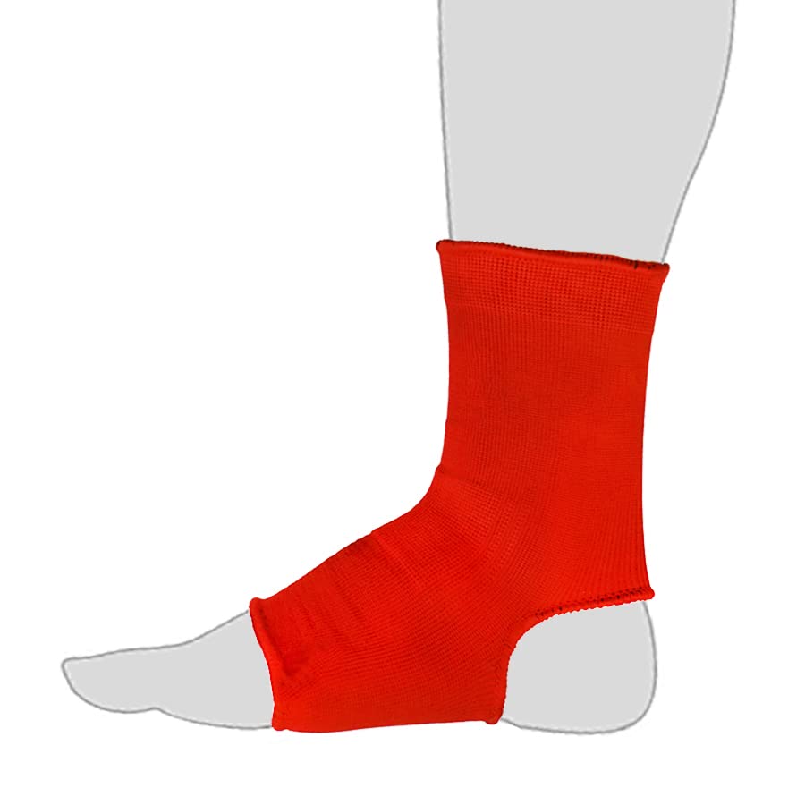 Sustain Ankle Supports, Open Heel, Red, S - color: Red, size: Small