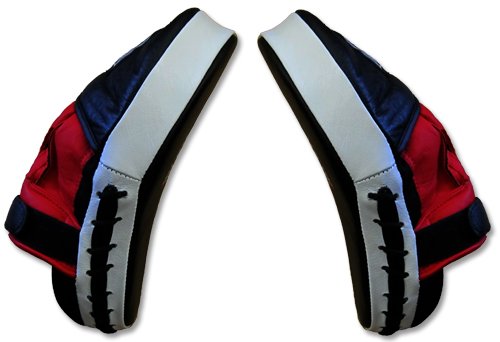 Leather Curved Punch Mitts for Boxing, Muay Thai, MMA, Kickboxing, Martial Arts