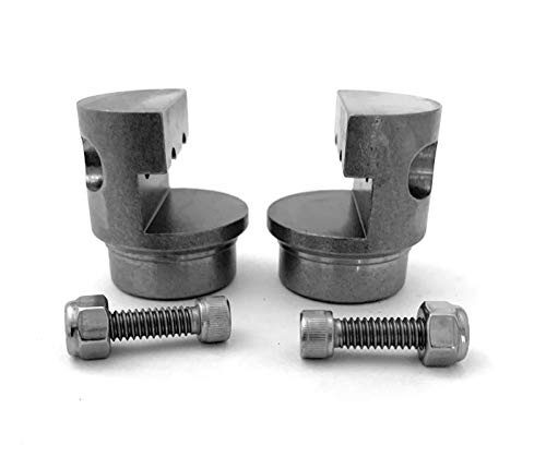 Interlocking Steel Inline Tubing Weld Connectors fits (1-1/2" O.D. x .095 & .120 wall) - size: Fits 1-1/2" x .095 & .120 wall