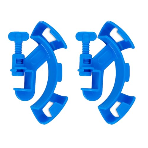 2 Pcs Fish Tank Mounting Clip Water Clamp Clips Plastic Adjustable Hose Holder for 3/4" Diameters Hoses Fish Tank Holder Aquarium Hose Holder Clip Water Clamps Clips 3/4 Inch