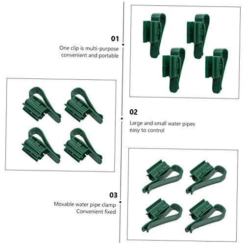 BESPORTBLE 4pcs Adjustable Aquarium Clips Water Pipe Holder for Fish Tanks Easy Installation Fixator for Tubing and Inlet Outlet Pipes Convenient Clips for Clean Aquatic Environments