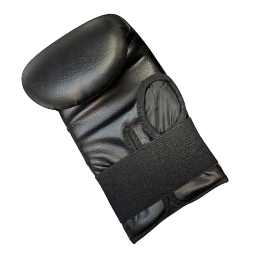 Boxing Bag Mitt Gloves, Lightweight, Shock Absorbing, PU Leather Boxing Training Workout Men & Women - size: Large