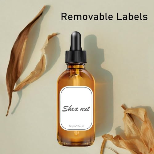 Dropper Bottle 2 oz, 2 pack Amber Glass Eye Dropper Bottles with Labels and Funnel, Tincture Bottle with Measured Dropper - Leakproof Essential Oils Bottles for Health, Personal Care & Beauty - color: Amber