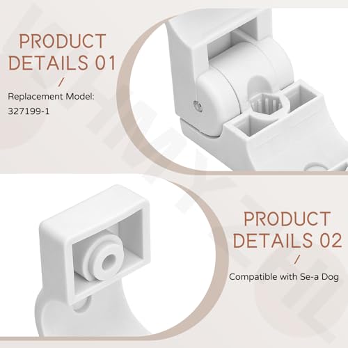 4 pack 327199-1 Removable Rail Mount Clamps Compatible with Se-a Dog, for Round Tubing
