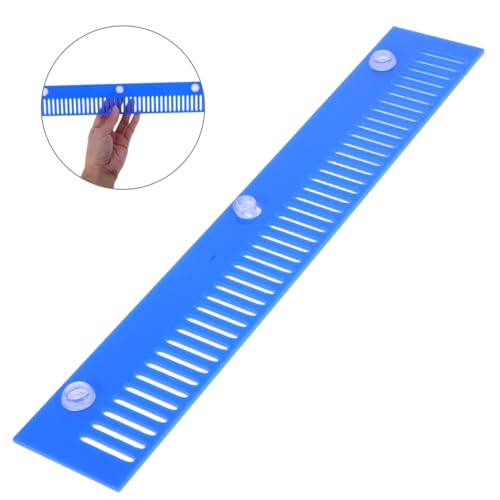 SUPVOX Aquarium Overflow Comb with Suction Cup Multi Functional Fish Tank Divider Guard Panel for Easy Maintenance Sturdy Design and Enhanced Fish Safety for Household Aquariums
