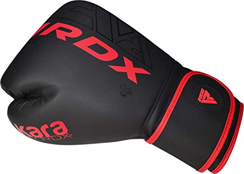 RDX Youth Punching Bag 2FT with Punch Gloves, Unfilled Boxing Set, Non Tear Maya Hide Leather Junior Hanging Bag, Kickboxing MMA Grappling Muay Thai Karate Taekwondo BJJ Training - color: Orange