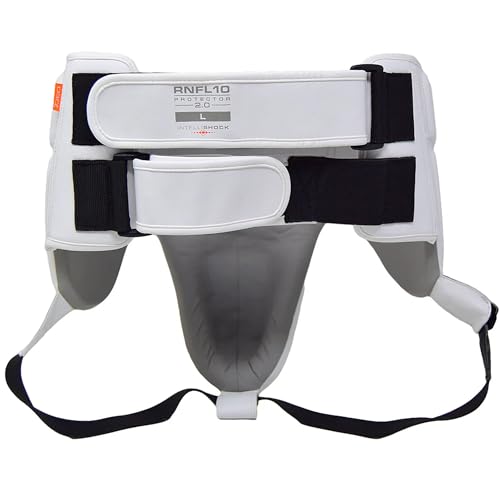 RIVAL Boxing RNFL10 360 Groin Protector with Intelli-Shock D3O Foam, Intelligently Adapts to the Intensity of Any Hit - color: White, size: Small
