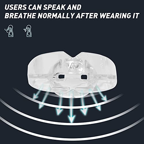 3 Pack Kids Youth Mouth Guard Football Sports Braces Mouthguards for Mouthpiece Boys Teeth for MMA Boxing Rugby Kickboxing Taekwondo Softball Lacrosse to Braces EVA Transparent - color: Transparent